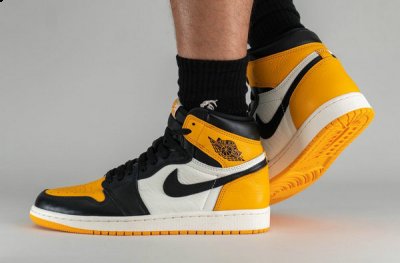 黑黄脚趾 AJ1 全新“潮牌信息Yellow Toe”配色鞋款抢先预览