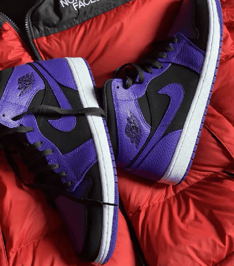 Air Jordan 1小黑紫开箱测评 Air Jordan 1小黑紫实物欣赏