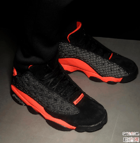 CLOT x Air Jordan 13黑红上脚好看吗 CLOT x Air Jordan 13黑红上脚图赏析