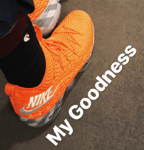  詹姆斯15“橙盒”配潮牌汇潮牌网店色又名LeBron 15 “Orange Box”（詹姆斯15“橙盒”配色开箱测评 LeBron 15 “Orange Box” 实物欣赏）