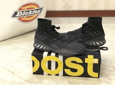 阿迪达斯CE 2017PK版本纯黑开箱 Crazy Explosive 2017 PrimeKnit细节鉴赏