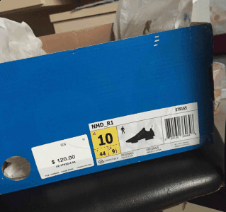 Adidas NMD R1雪花纹路开箱潮牌商城 NMD R1 “Colour Static”开箱鉴赏（Adidas NMD R1雪花纹路开箱 NMD R1 “Colour Static”开箱鉴赏）