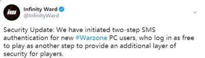  据外媒Eurogamer报道 2022冬季潮牌新款推荐（《COD战区》两步验证措施显成效 作弊者抱怨申号难）