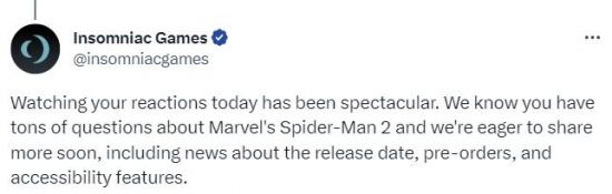 《漫威蜘蛛侠2》发售日期以及预购信息即将公布