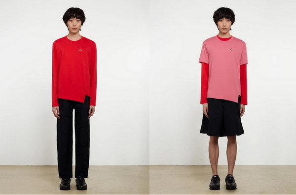  由川久保玲创立的 COMME des GARÇONS 支线品牌 COMME des GARÇONS SHIRT 近日与法国鳄鱼 LACOSTE 带来全新合作系列 潮牌冬季如何御寒提醒（COMME des GARÇONS SHIRT x 法国鳄鱼联名系列发售）