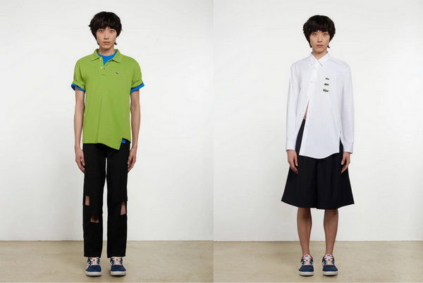  由川久保玲创立的 COMME des GARÇONS 支线品牌 COMME des GARÇONS SHIRT 近日与法国鳄鱼 LACOSTE 带来全新合作系列 潮牌冬季如何御寒提醒（COMME des GARÇONS SHIRT x 法国鳄鱼联名系列发售）