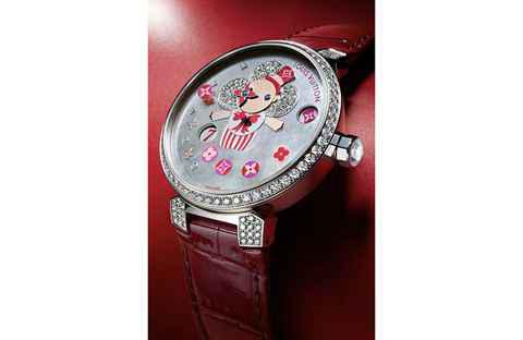 LV 路易威登全新“Tambou潮牌资讯r Slim Vivienne Jumping Hour”腕表释出