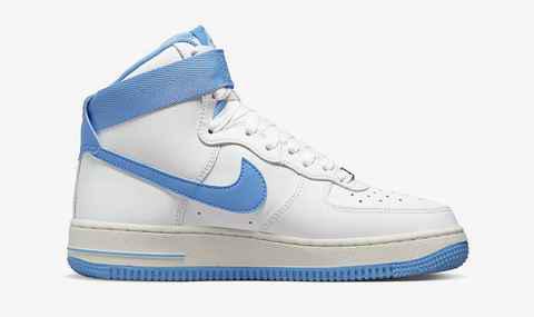 北卡蓝 AF1 High 全新“潮牌信息University Blue”配色鞋款释出