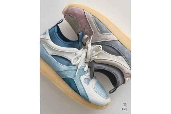 其乐 x Ronnie Fieg 全新联名潮牌信息 Bullet 鞋款蓝白、粉蓝配色曝光