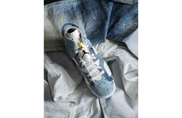 丹宁 AJ6 全新“Aci潮牌信息d Wash Denim”配色鞋款上市