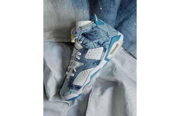 丹宁 AJ6 全新“Aci潮牌信息d Wash Denim”配色鞋款上市