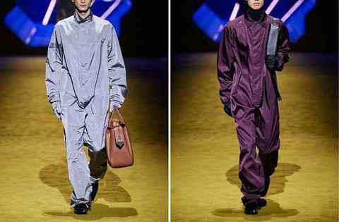 Prada 2022 秋季男装系列亮潮牌信息相秀场，向 10 年前「致敬」