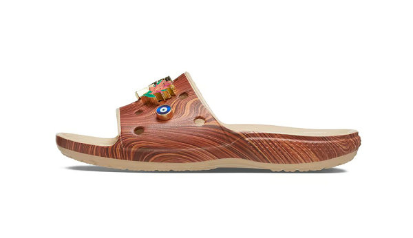 Crocs x SZA 全新联乘鞋潮牌信息款系列开售，木纹风格