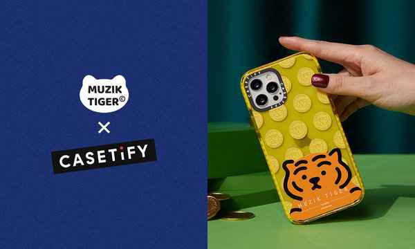 CASETiFY x MUZIKTIGER潮牌资讯 全新合作系列即将上架