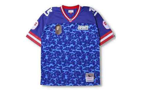 BAPE x Mitchell Ness 全新潮牌信息联名 NFL 球衣系列上架