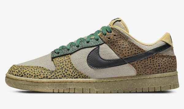 石斑纹 Dunk Low 全新“潮牌资讯Safari”配色鞋款即将发售
