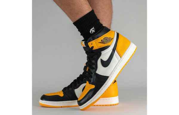 黑黄脚趾 AJ1 全新“潮牌信息Yellow Toe”配色鞋款抢先预览