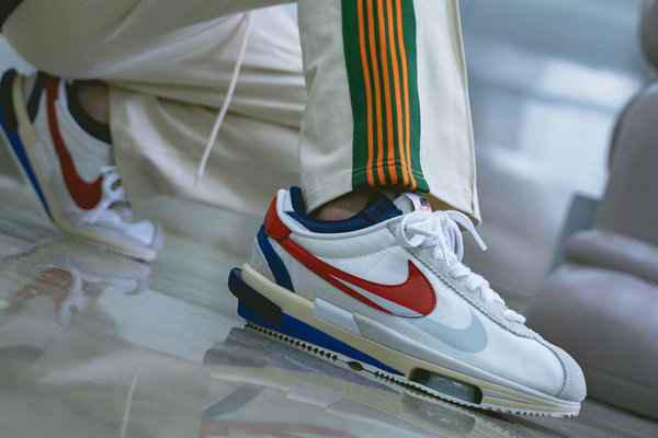 Sacai x 耐克联名阿潮牌资讯甘鞋 Cortez 上脚图发布
