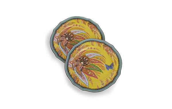 ETRO x Ginori 全新联名“潮牌信息Boho Butterfly”餐具系列开售