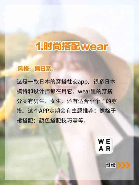 时尚穿搭潮牌信息等元素