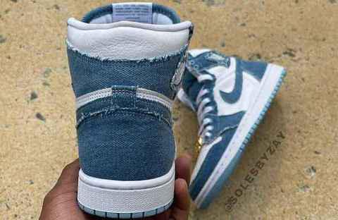  美乐淘潮潮牌网店牌汇获悉（丹宁 AJ1 全新“Denim”配色鞋款释出，金色鞋带扣超华丽！）