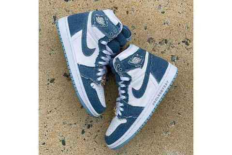  美乐淘潮潮牌网店牌汇获悉（丹宁 AJ1 全新“Denim”配色鞋款释出，金色鞋带扣超华丽！）