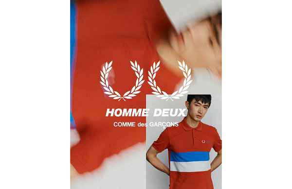 这一次官方邀请到 CDG HOM潮牌信息ME DEUX 支线一同缔造了多款 Polo 设计（CDG HOMME DEUX x Fred Perry 全新联名 Polo 系列亮相）