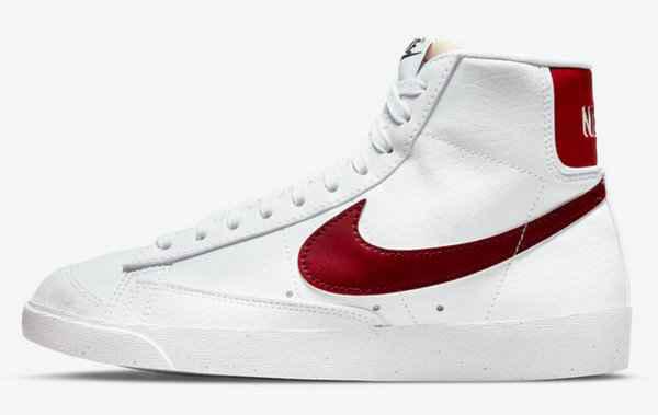  樱桃 Nike Blazer Mid ’77潮牌品牌 全新“Cherry”配色鞋款 每双 $100（樱桃 Nike Blazer Mid ’77 全新“Cherry”配色鞋款发布）
