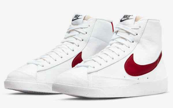  樱桃 Nike Blazer Mid ’77潮牌品牌 全新“Cherry”配色鞋款 每双 $100（樱桃 Nike Blazer Mid ’77 全新“Cherry”配色鞋款发布）