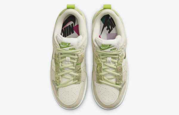 近来又有两潮牌品牌款新色公布（Nike Dunk Low Disrupt 鞋款全新蓝白、蛇纹配色即将来袭）