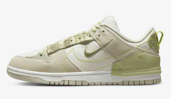 近来又有两潮牌品牌款新色公布（Nike Dunk Low Disrupt 鞋款全新蓝白、蛇纹配色即将来袭）