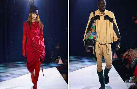 另外带有光泽的绸缎与亮丝面料的应用也值得玩潮牌品牌味！ Vivienne Westwood 2022 秋冬系列 或将在今年年中左右正式入场（Vivienne Westwood 2022 秋冬系列抢先预览~）
