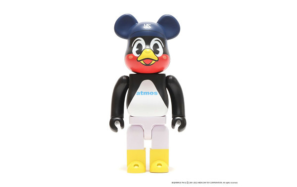 atmos x Tokyo Yakult Swallochaopai.com潮牌汇店ws 全新联名 BE@RBRICK 玩偶公布（atmos x Tokyo Yakult Swallows 全新联名 BE@RBRICK 玩偶公布）
