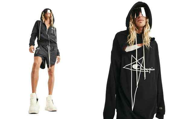  chaopai.com潮潮牌牌汇获悉（Rick Owens x 冠军 2022 春夏合作系列即将发售）