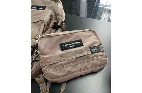 近来日本国民包袋 PORTER 与潮牌商城 COMME des GARÇONS HOMME 的联名也被曝光（PORTER x CDG HOMME 全新联名手袋系列抢先预览）