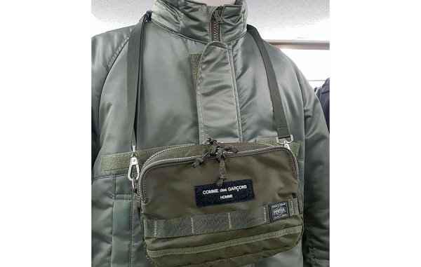 近来日本国民包袋 PORTER 与潮牌商城 COMME des GARÇONS HOMME 的联名也被曝光（PORTER x CDG HOMME 全新联名手袋系列抢先预览）