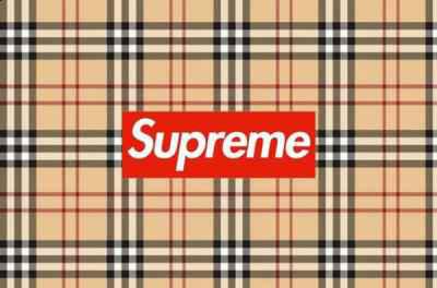 而设计走向大概会向博潮牌柏利标志性的 Nova Check 致敬（Supreme x Burberry 博柏利全新联名预告曝光）