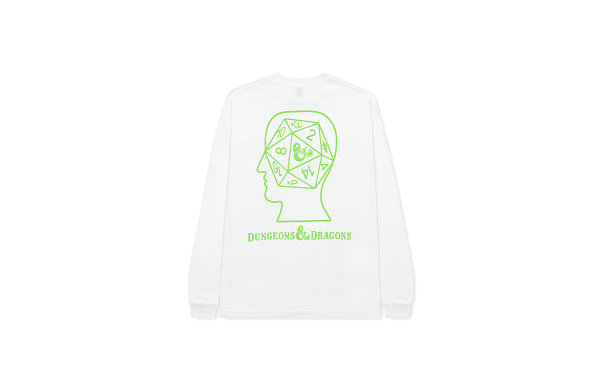 该系列完美融合了游戏潮牌信息中的经典画面以及荧光绿色调（Brain Dead x 《龙与地下城》全新联名系列揭晓）