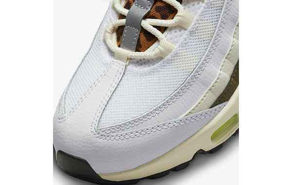 各位粉丝们可要潮牌信息多加留意了！ （Air Max 95 全新“Leopard Tongue”配色鞋款释出，豹纹鞋舌）