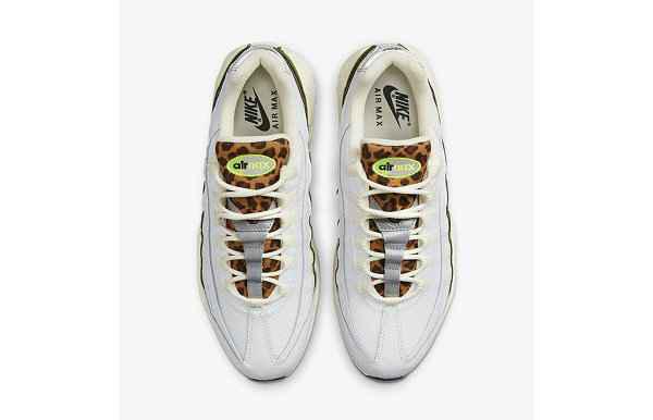 各位粉丝们可要潮牌信息多加留意了！ （Air Max 95 全新“Leopard Tongue”配色鞋款释出，豹纹鞋舌）