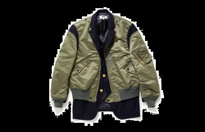  其中卡其、军绿以及潮牌信息 Navy 蓝等色调组合十分吸睛（布克兄弟 x JUNYA WATANABE MAN 全新联名胶囊系列亮相）