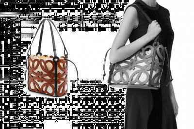  Loewe 罗意威全新 Anagram Cut-Out 托特潮牌品牌包系列 目前已在 Loewe 门店及线上渠道同期上架（Loewe 罗意威全新 Anagram Cut-Out 托特包系列上架）
