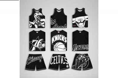 这边复古球衣品牌 Mit潮牌商城chell Ness 又推出了一组全新设计（Mitchell Ness 全新 NBA“Big Face 3.0”系列曝光）