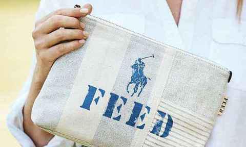 并利用了回收面潮牌料重新塑造牛仔布（Polo Ralph Lauren x FEED 全新联名系列上市）
