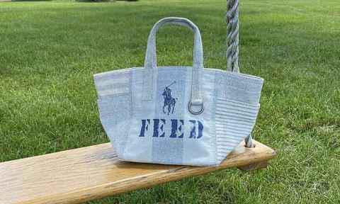 并利用了回收面潮牌料重新塑造牛仔布（Polo Ralph Lauren x FEED 全新联名系列上市）