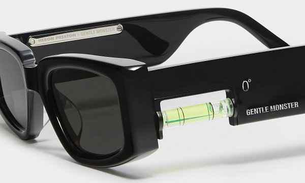  此番chaopai.com潮牌信息潮牌汇了解到（Heron Preston x GM 全新联名眼镜系列亮相，水平仪装饰）