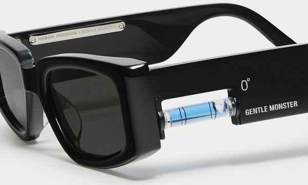  此番chaopai.com潮牌信息潮牌汇了解到（Heron Preston x GM 全新联名眼镜系列亮相，水平仪装饰）