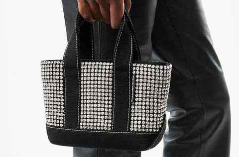 耀眼的闪钻装潮牌信息扮可谓奢华至极（Alexander Wang 全新 Cruiser 迷你包袋系列即将登场~）