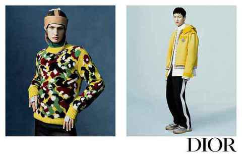 这边 Dior 总监 Kim Jonechaopai.com潮牌汇店s 又奉上了新一季的冬装惊喜（Dior 迪奥 2021 冬季男装形象照亮相，艺术家画作魅力）