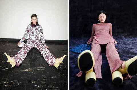 这一季两位设计师继潮牌资讯续将目光着眼于人的个性（Jil Sander 2022 早春系列释出，服装的图形线条）